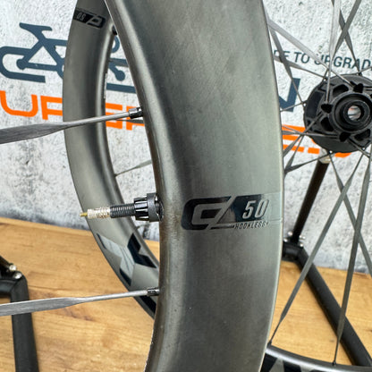 Cadex Ultra 50 Carbon Tubeless Hookless Disc Brake Wheelset 700c 1393g