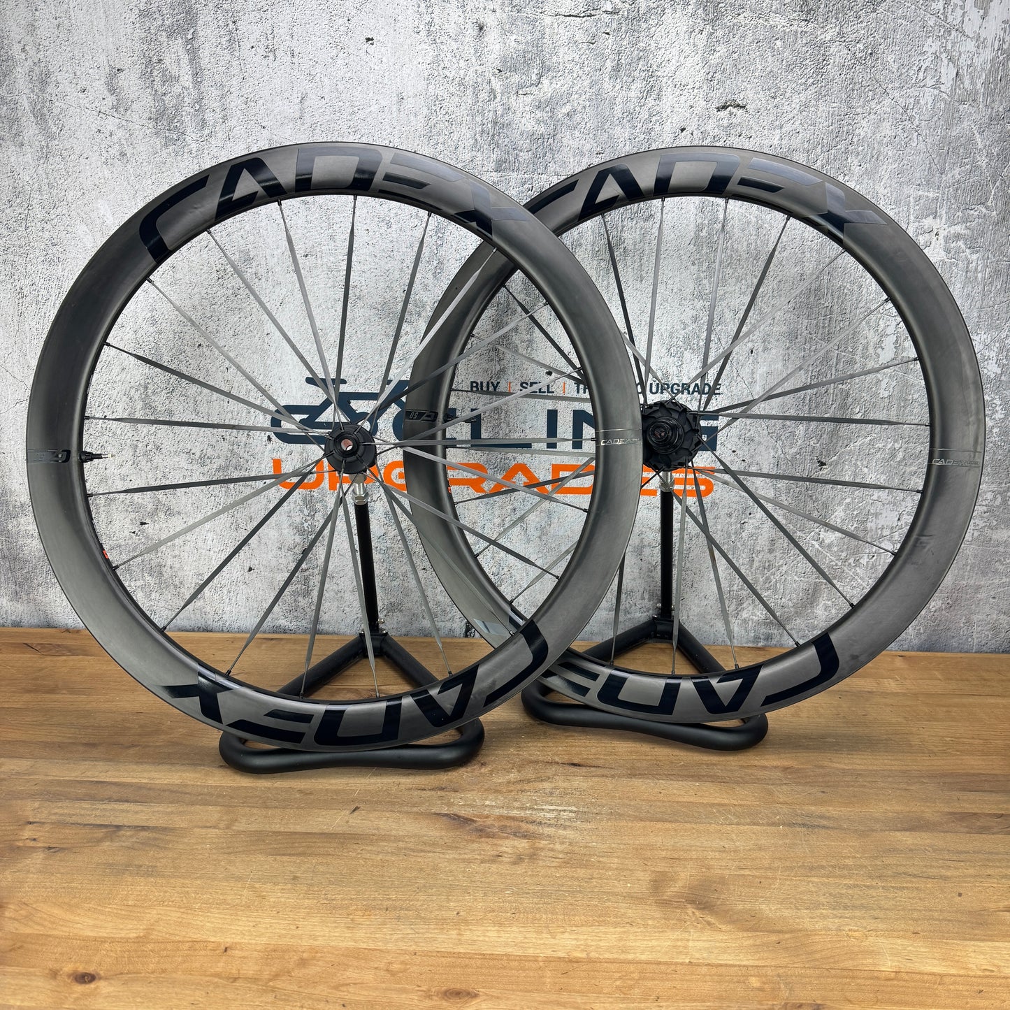 Cadex Ultra 50 Carbon Tubeless Hookless Disc Brake Wheelset 700c 1393g