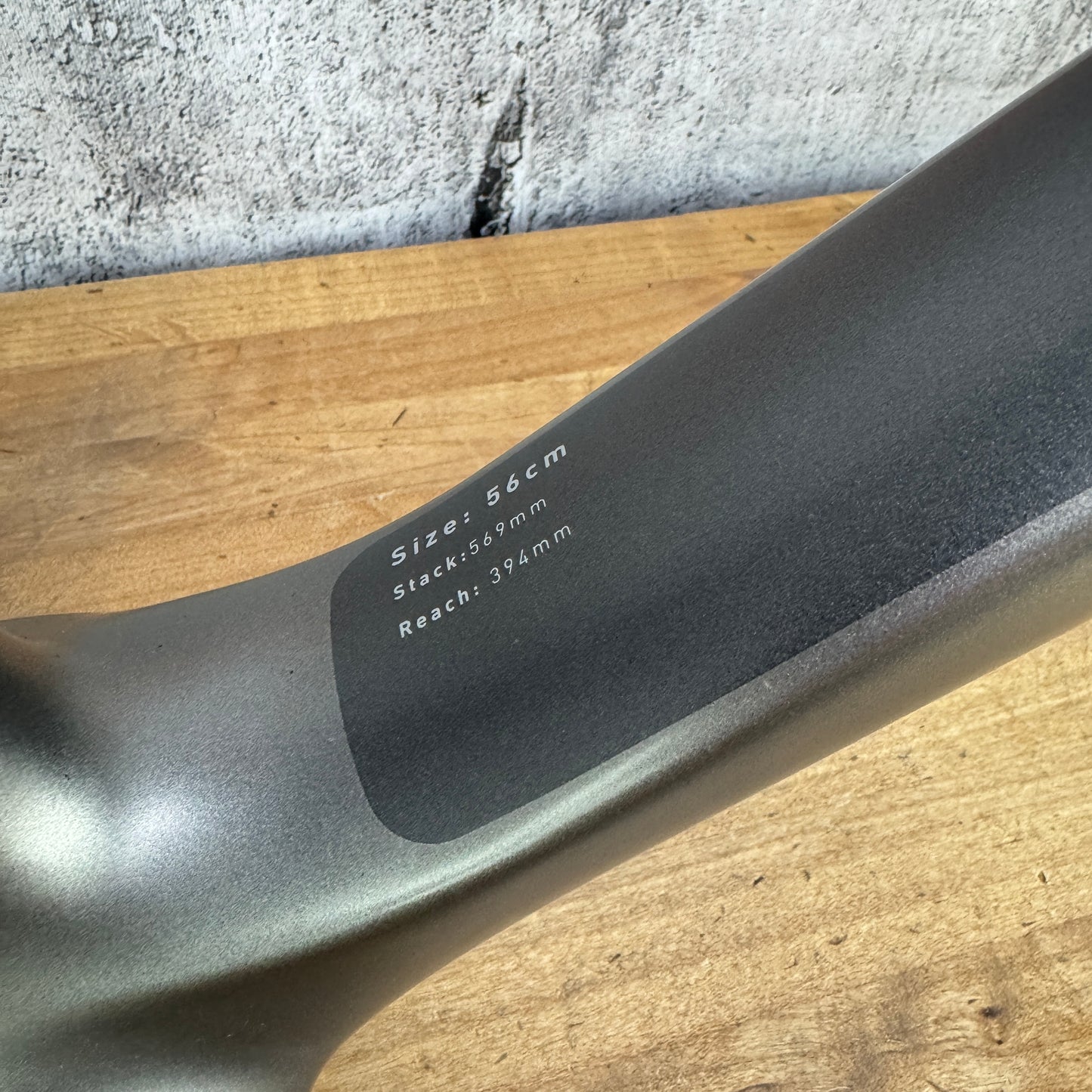 Enve Melee 56cm Demascus Grey Carbon Road Bike Module Frameset 700c 2306g