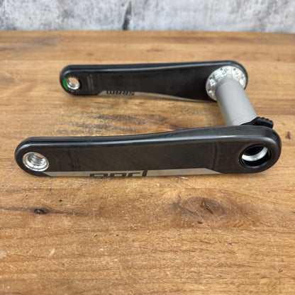 Light Use! SRAM Red AXS 172.5mm Carbon Crankset Crank Arms DUB SL Spindle 338g