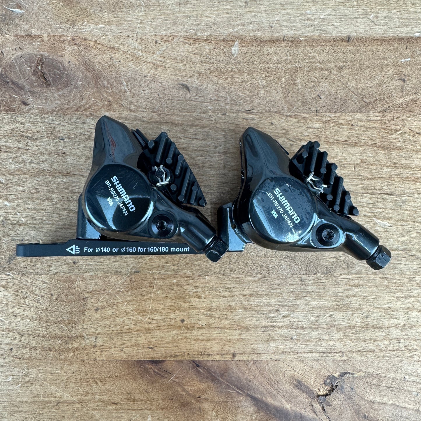 Shimano Dura-Ace BR-R9270 Flat-Mount Hydraulic Disc Brake Caliper Set 258g
