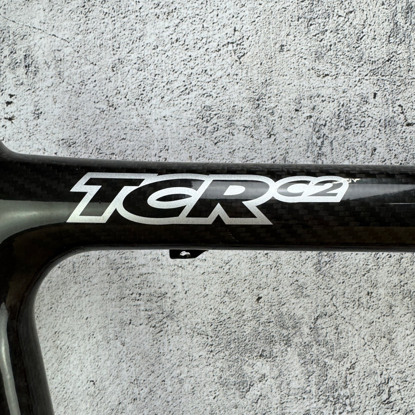 Giant 2006 TCR C2 58cm Black/Red Rim Brake QR Carbon Bike Frameset 2046g