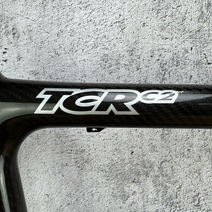 Giant 2006 TCR C2 58cm Black/Red Rim Brake QR Carbon Bike Frameset 2046g