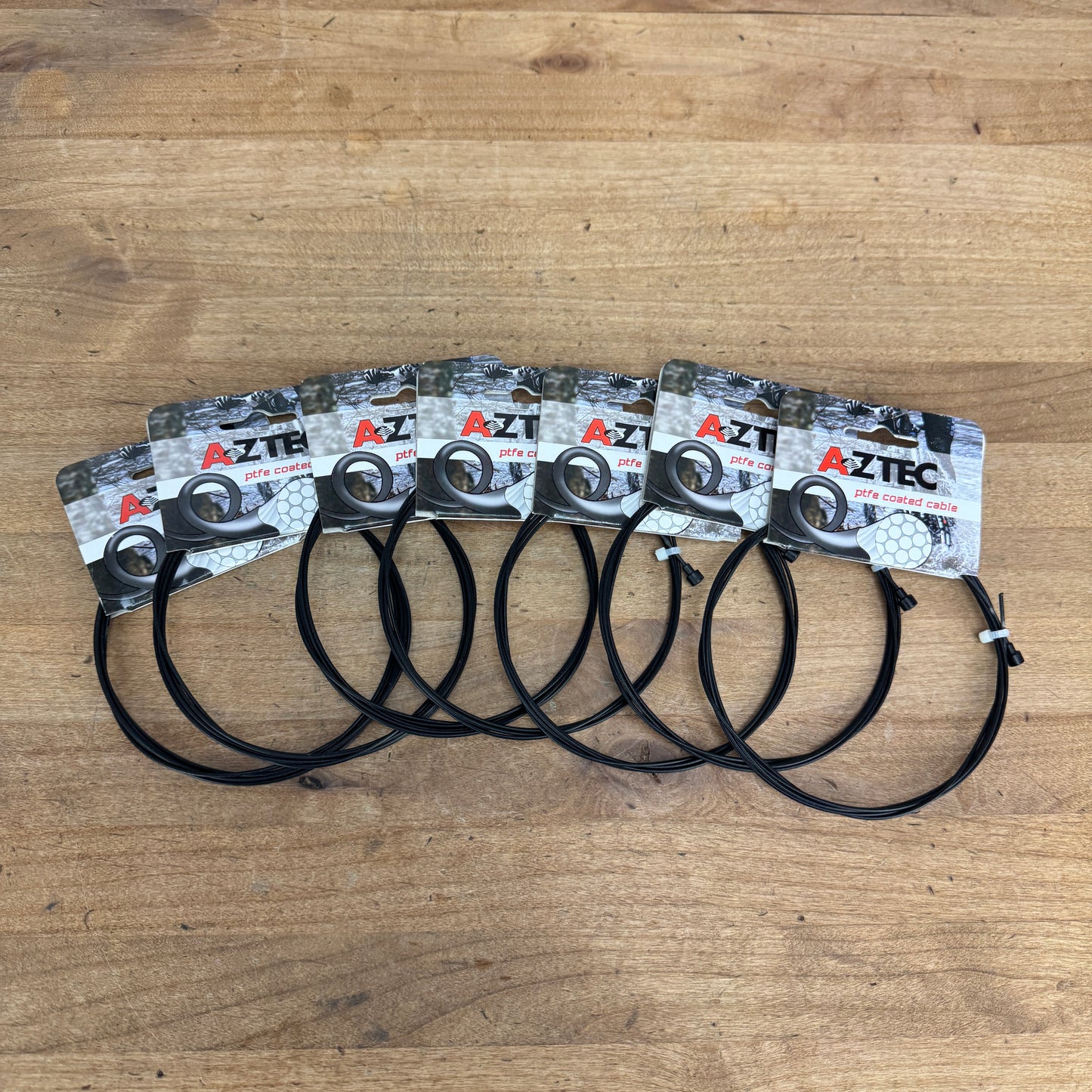 New! Aztec DuraCote Brake Cable (PTFE) 1.5mm 1800mm Bike Brake Cables Lot of 7
