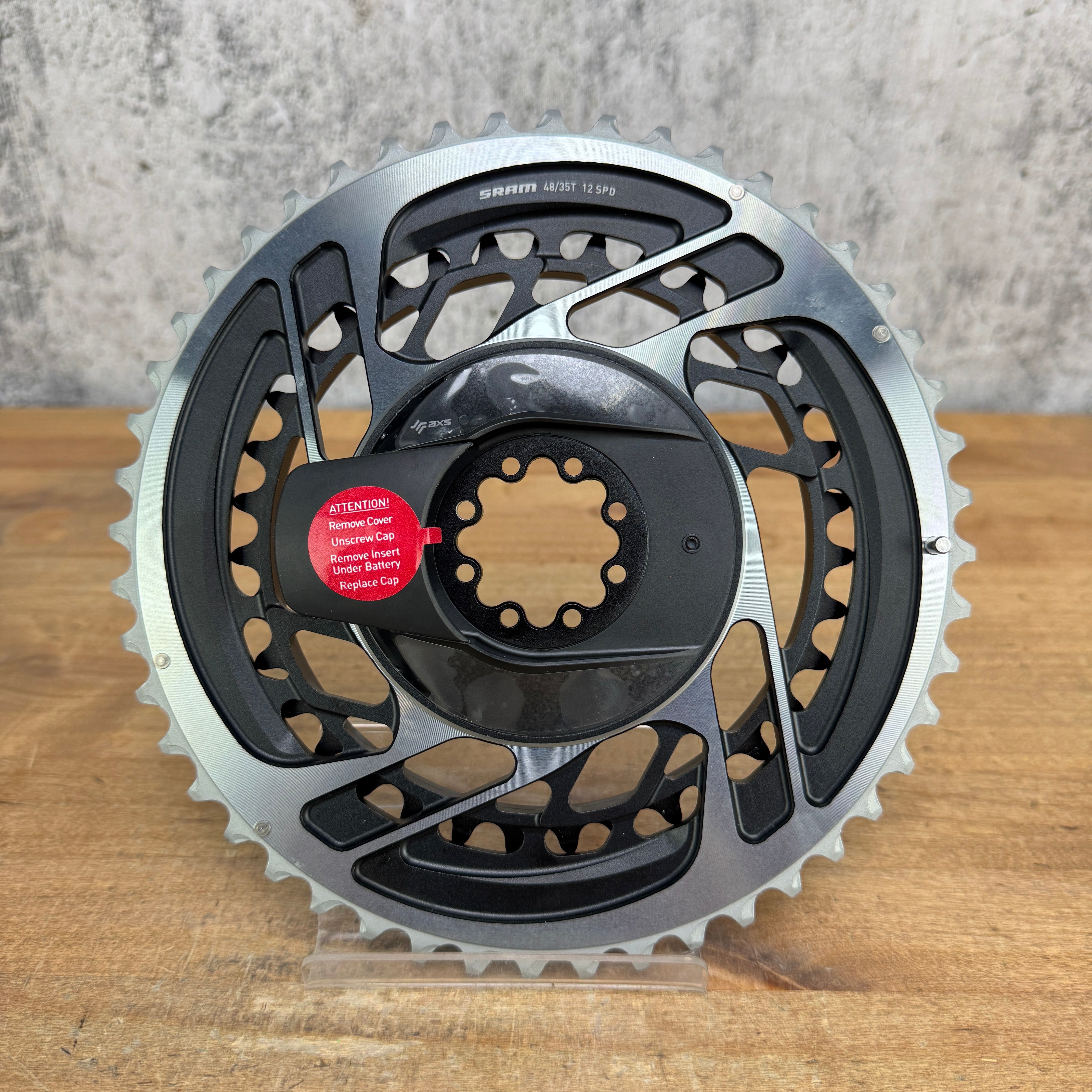 【新品】Sram Red Axs D1 パワーメーターチェーンリング48/35T New Takeoff! SRAM Red AXS D1 Quarq 48/35t 12-spd Power Meter