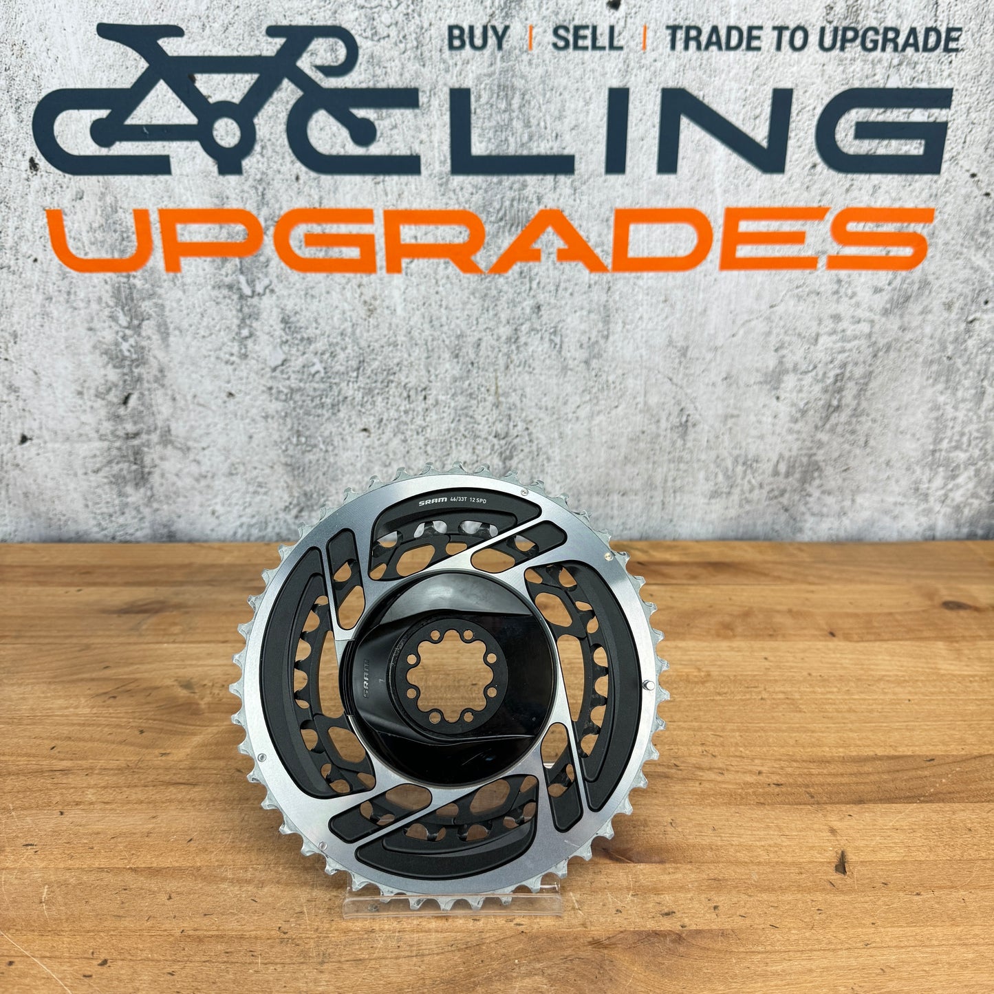 Low Mile! SRAM Red AXS 12-Speed 46/33t 8-Bolt Direct Mount Bike Chainrings 225g