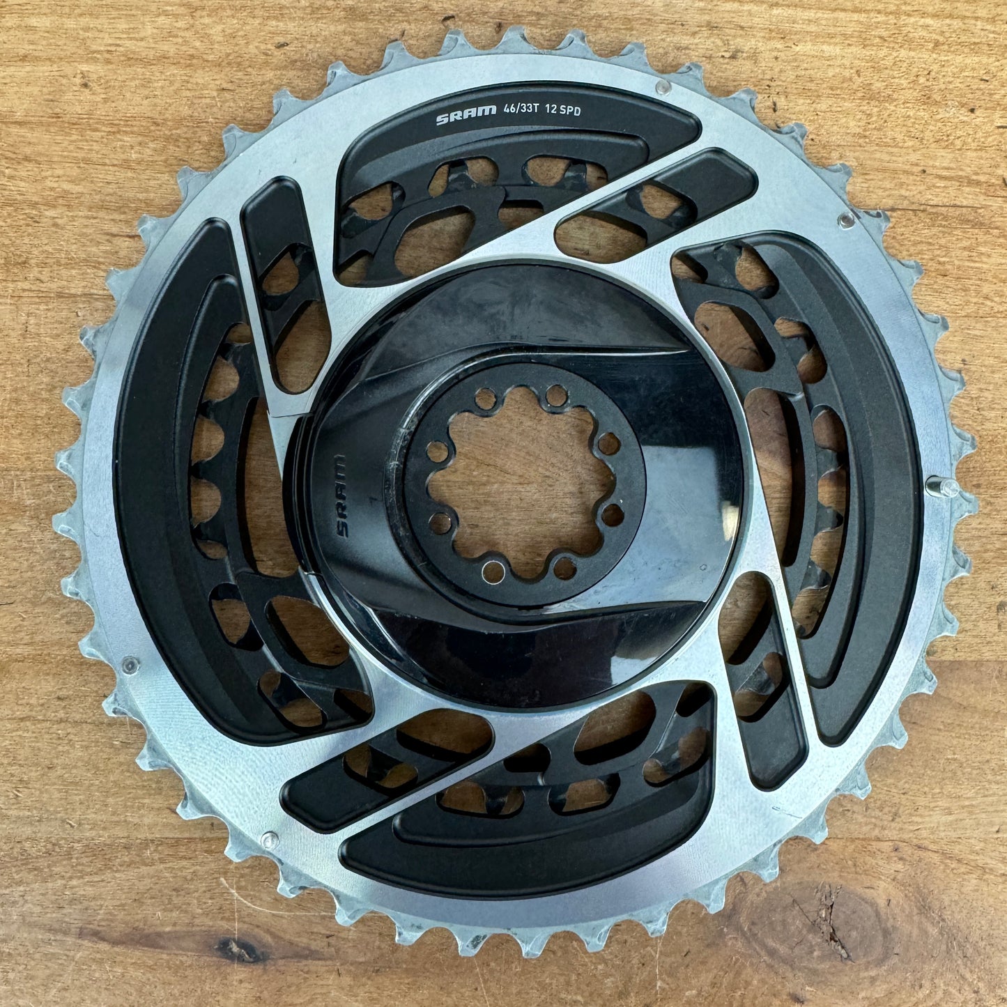 Low Mile! SRAM Red AXS 12-Speed 46/33t 8-Bolt Direct Mount Bike Chainrings 225g