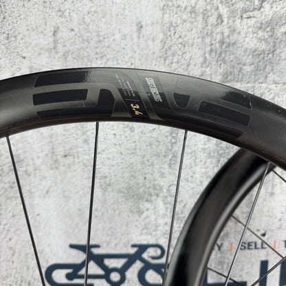 Enve SES 3.4 Carbon Tubeless Hookless Disc Brake Wheelset 700c 1449g