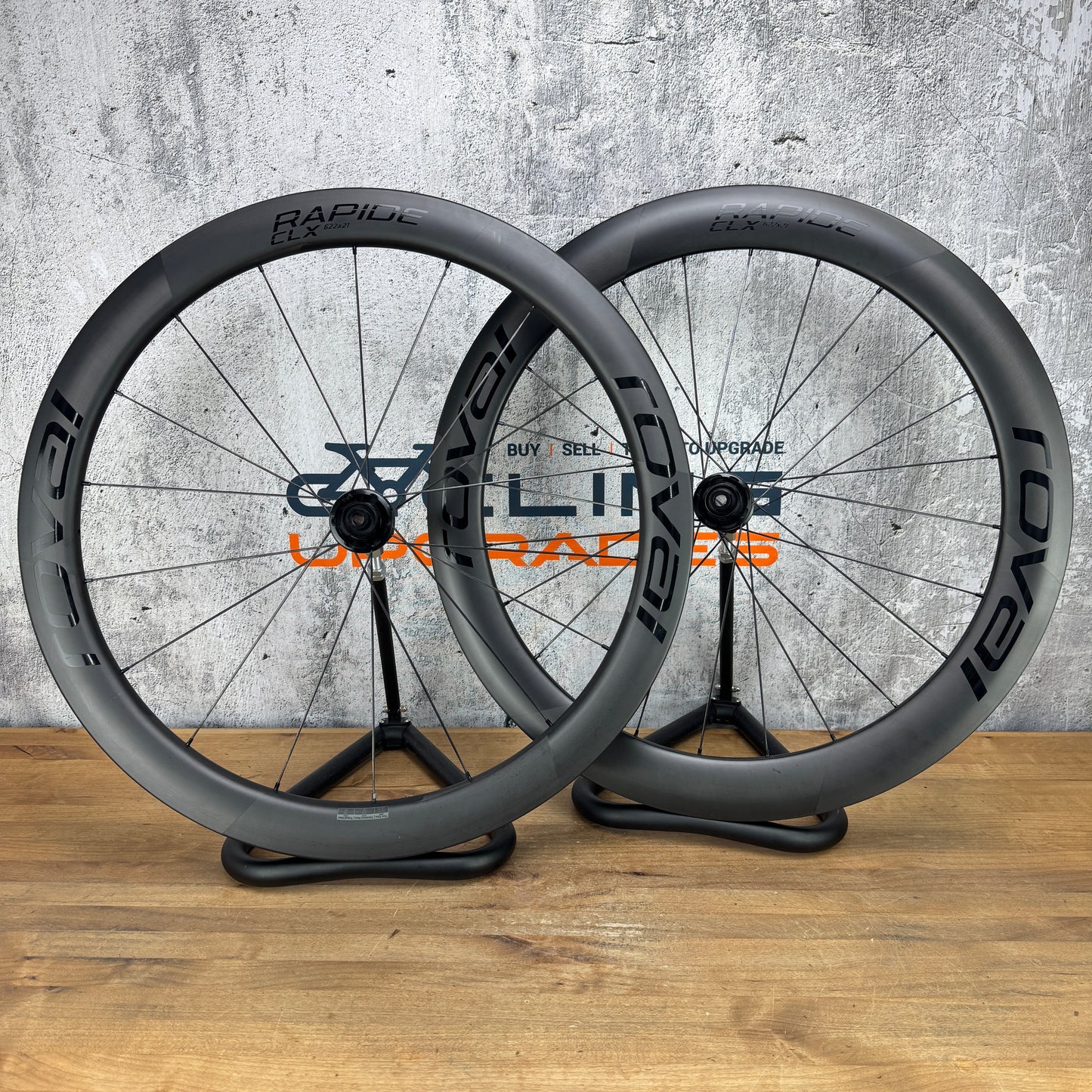 Low Mile! Roval Rapide CLX II Carbon Tubeless Disc Brake Wheelset 700c 1480g
