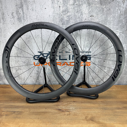 Low Mile! Roval Rapide CLX II Carbon Tubeless Disc Brake Wheelset 700c 1480g
