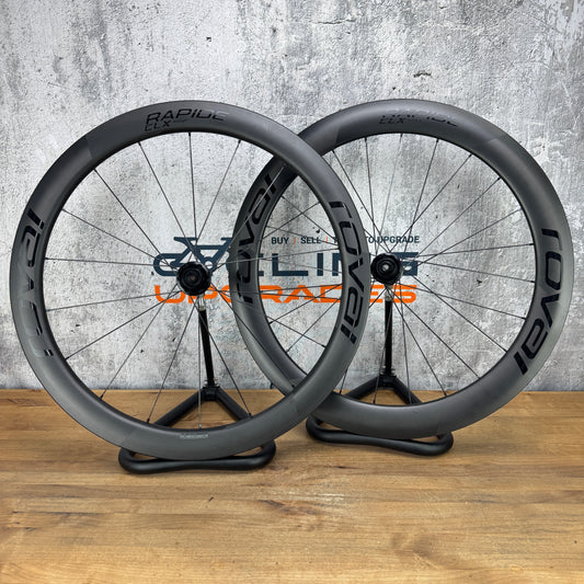 Low Mile! Roval Rapide CLX II Carbon Tubeless Disc Brake Wheelset 700c 1480g