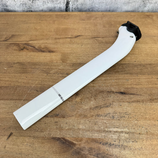 New Takeoff! Pinarello Dogma F8/F10/F12 White 350mm 25mm Setback Carbon Seatpost