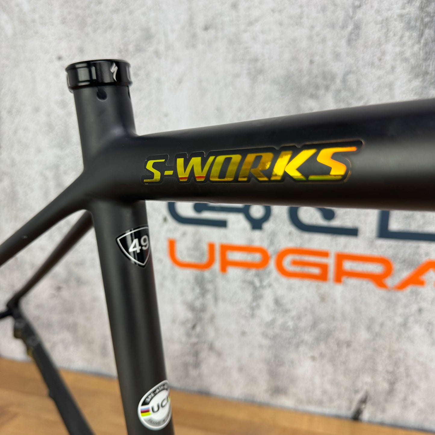 Specialized S-Works Aethos 49cm RTP Carbon Disc Road Bike Frameset 700c 1018g