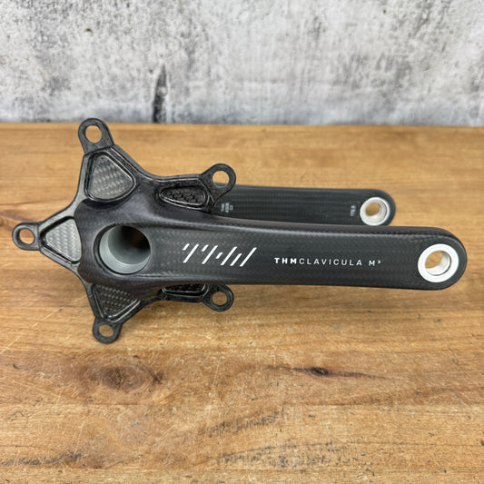 New THM Clavicula M3 172.5mm 30mm Spindle Carbon 130BCD 5-Bolt Spider Crank Arms