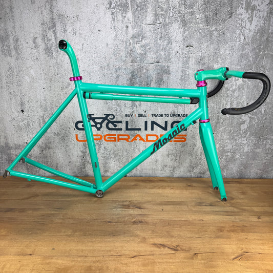 2020 Mosaic RT-2 Medium (54.5cm TT) Rim Brake Titanium Frameset Enve Carbon Cockpit