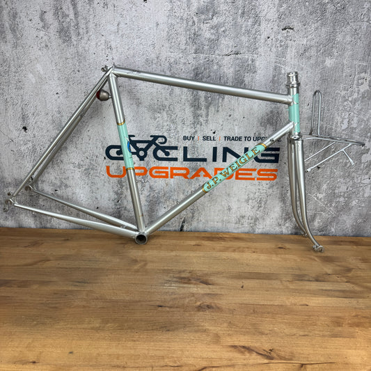 New! Circa 2006 J.P. Weigle Special 56cm Rim Brake Steel Frameset 700c 2859g