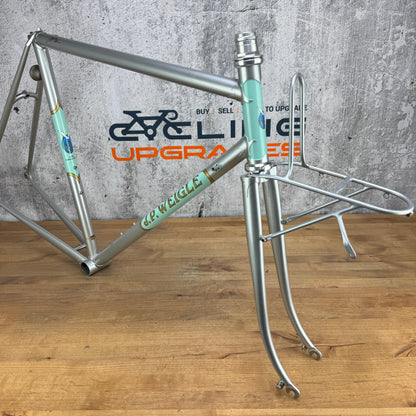 New! Circa 2006 J.P. Weigle Special 56cm Rim Brake Steel Frameset 700c 2859g