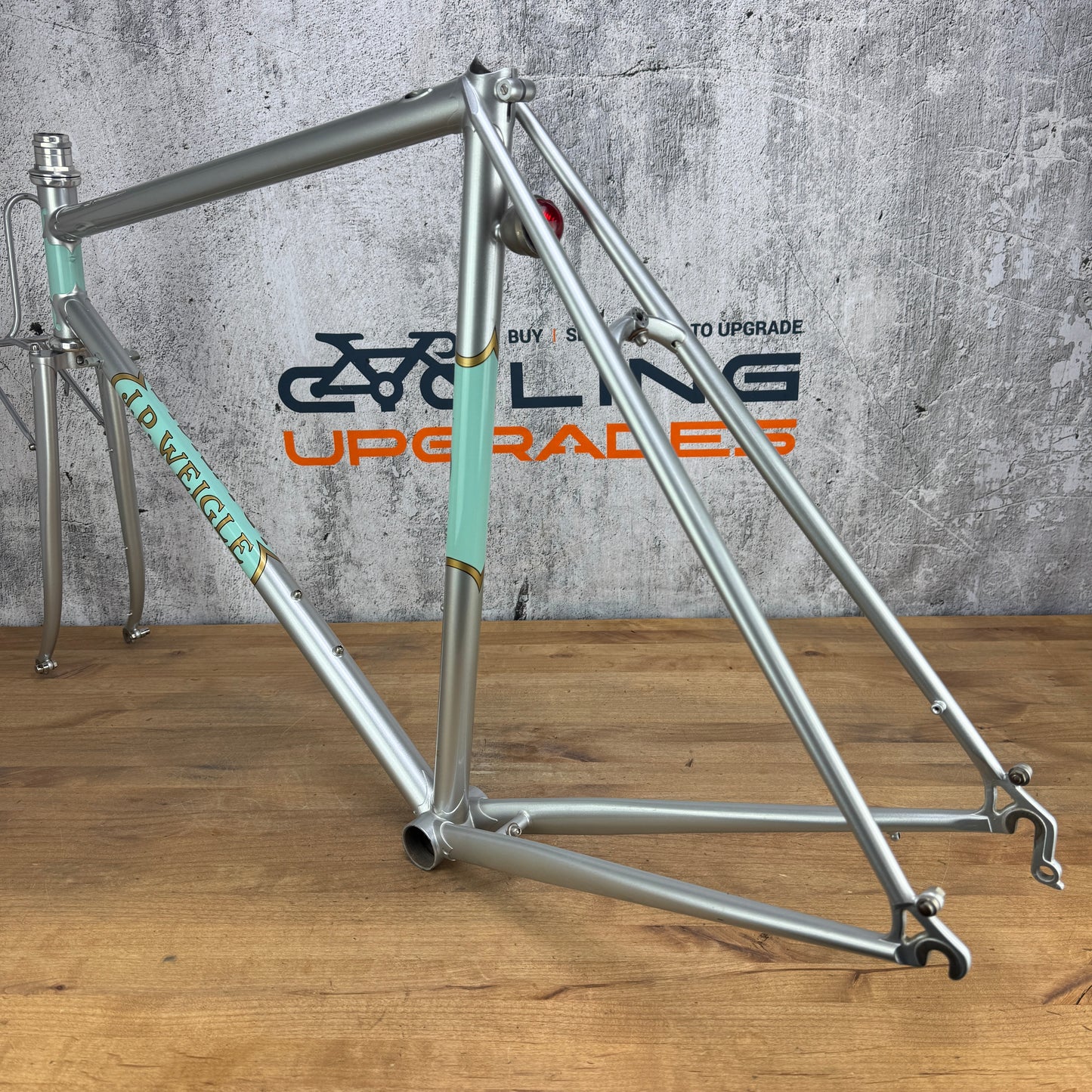 New! Circa 2006 J.P. Weigle Special 56cm Rim Brake Steel Frameset 700c 2859g