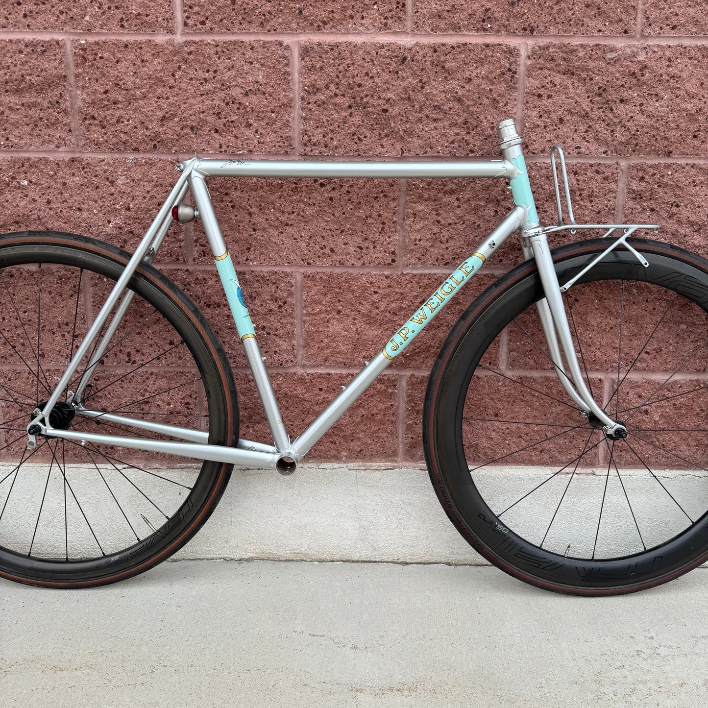 New! Circa 2006 J.P. Weigle Special 56cm Rim Brake Steel Frameset 700c 2859g