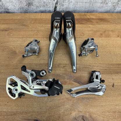 Shimano GRX Limited Edition Silver 11-Speed Disc Brake Mechanical Large Groupset