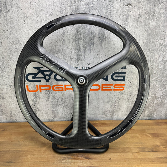 HED GT3 Carbon Tri-Spoke Tubular TT/Triathlon Front Wheel 700c Rim Brake 781g