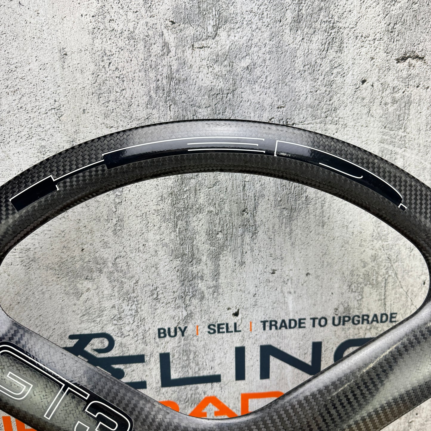 HED GT3 Carbon Tri-Spoke Tubular TT/Triathlon Front Wheel 700c Rim Brake 781g