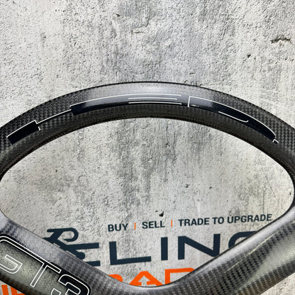 HED GT3 Carbon Tri-Spoke Tubular TT/Triathlon Front Wheel 700c Rim Brake 781g