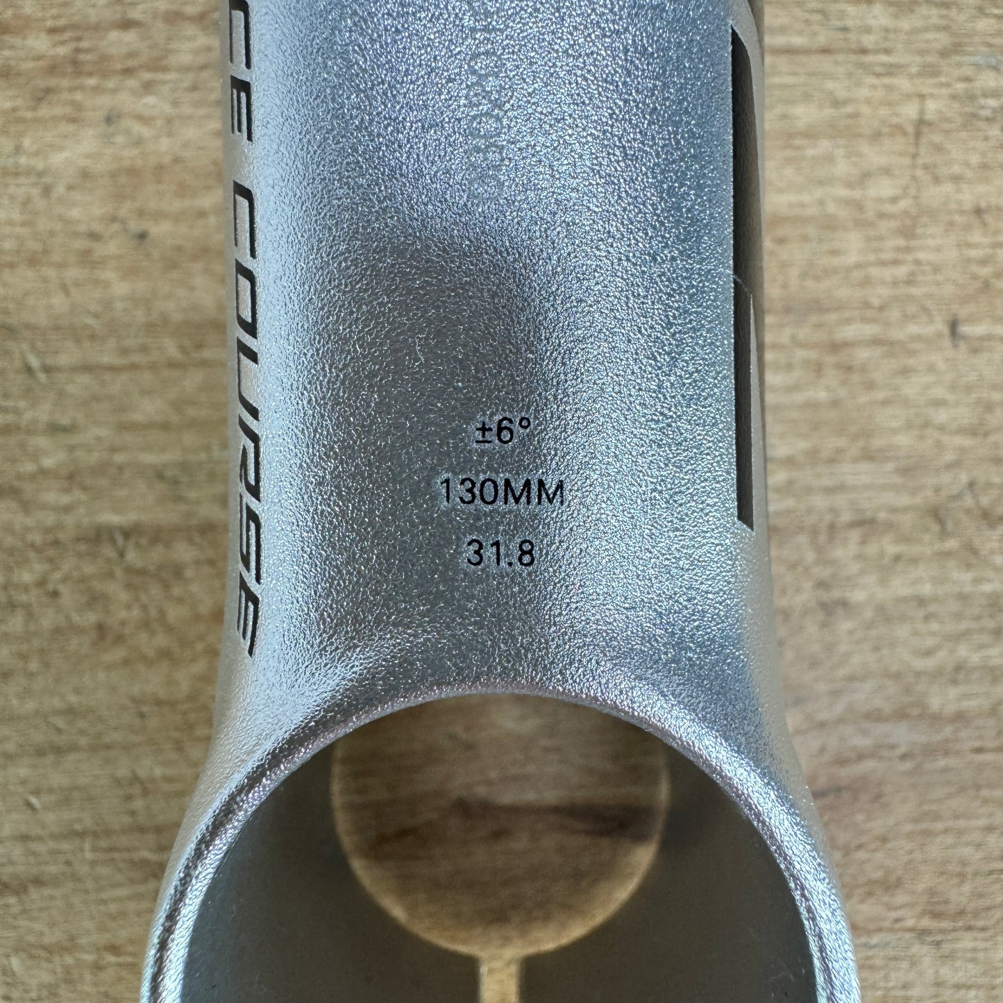 Zipp Service Course Silver 130mm ±6 degrees 1 1/8" x 31.8mm Bike Stem 179g