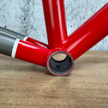Low Mile 2020 Refinish Baum Corretto 53cm Rim Brake Titanium Frameset 700c 2342g