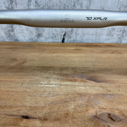 Zipp 70 XPLR Service Course 44cm x 31.8mm Silver Alloy Road Bike Handlebar 320g