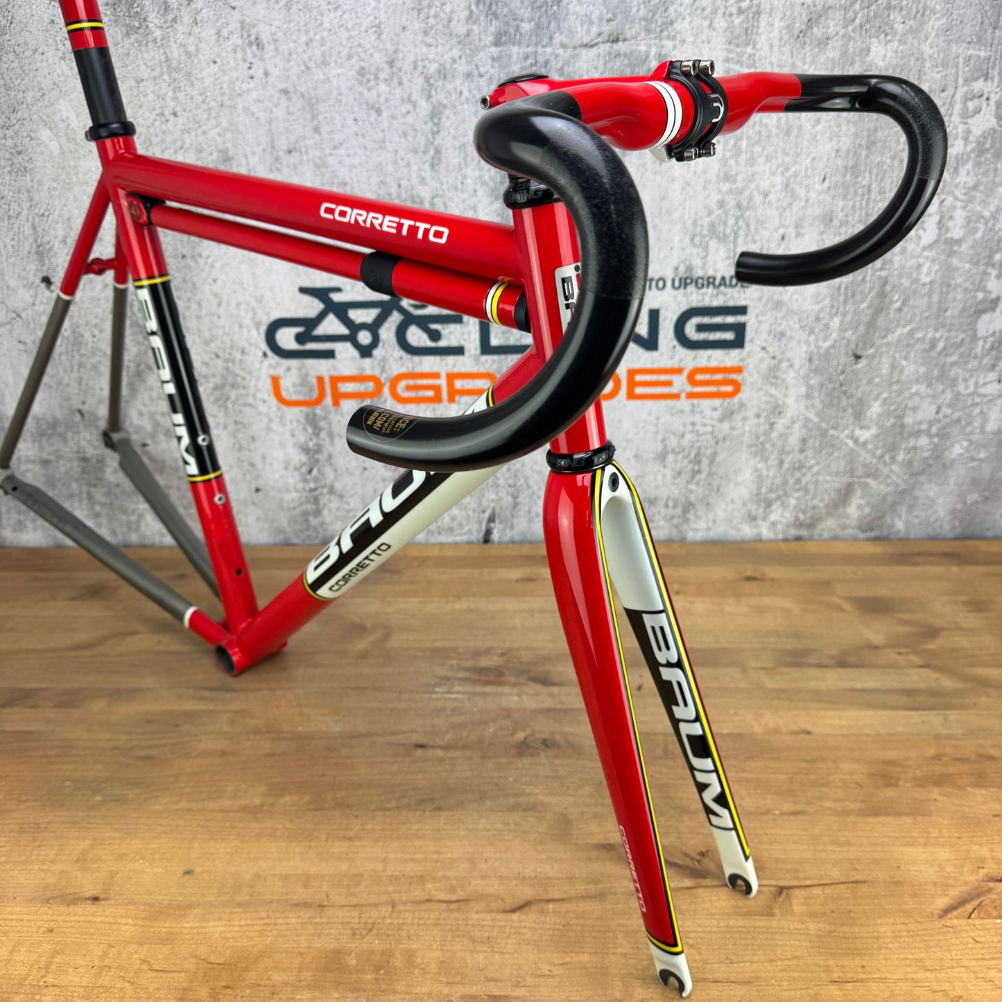 Low Mile 2020 Refinish Baum Corretto 53cm Rim Brake Titanium Frameset 700c 2342g