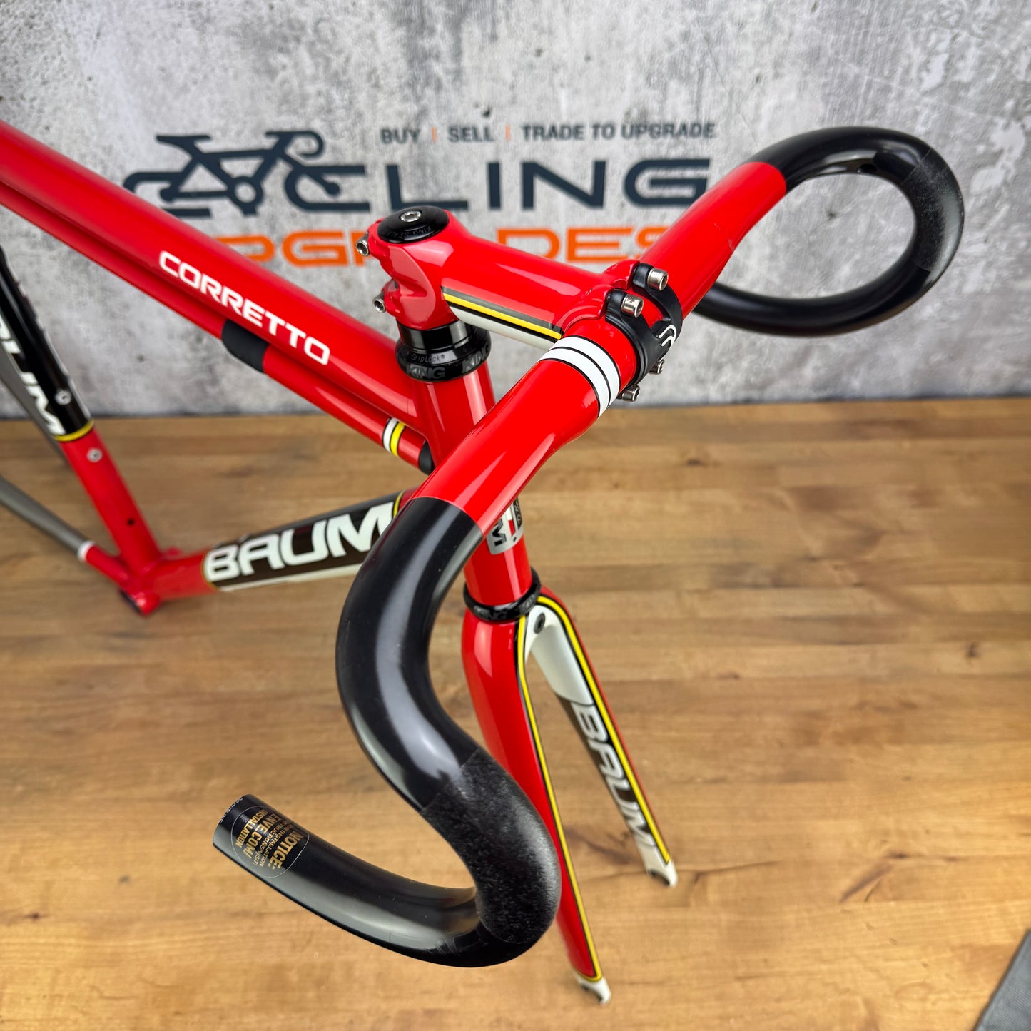 Low Mile 2020 Refinish Baum Corretto 53cm Rim Brake Titanium Frameset 700c 2342g