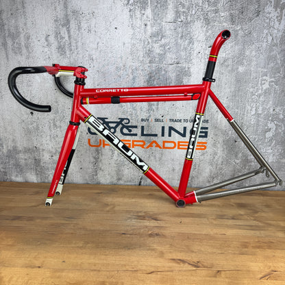 Low Mile 2020 Refinish Baum Corretto 53cm Rim Brake Titanium Frameset 700c 2342g
