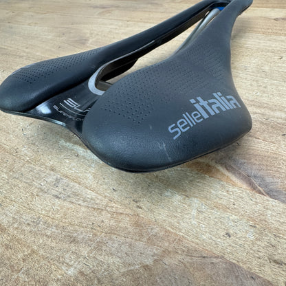 Selle Italia SLR Superflow Boost 145mm Ti316 Titanium Rails Bike Saddle 168g