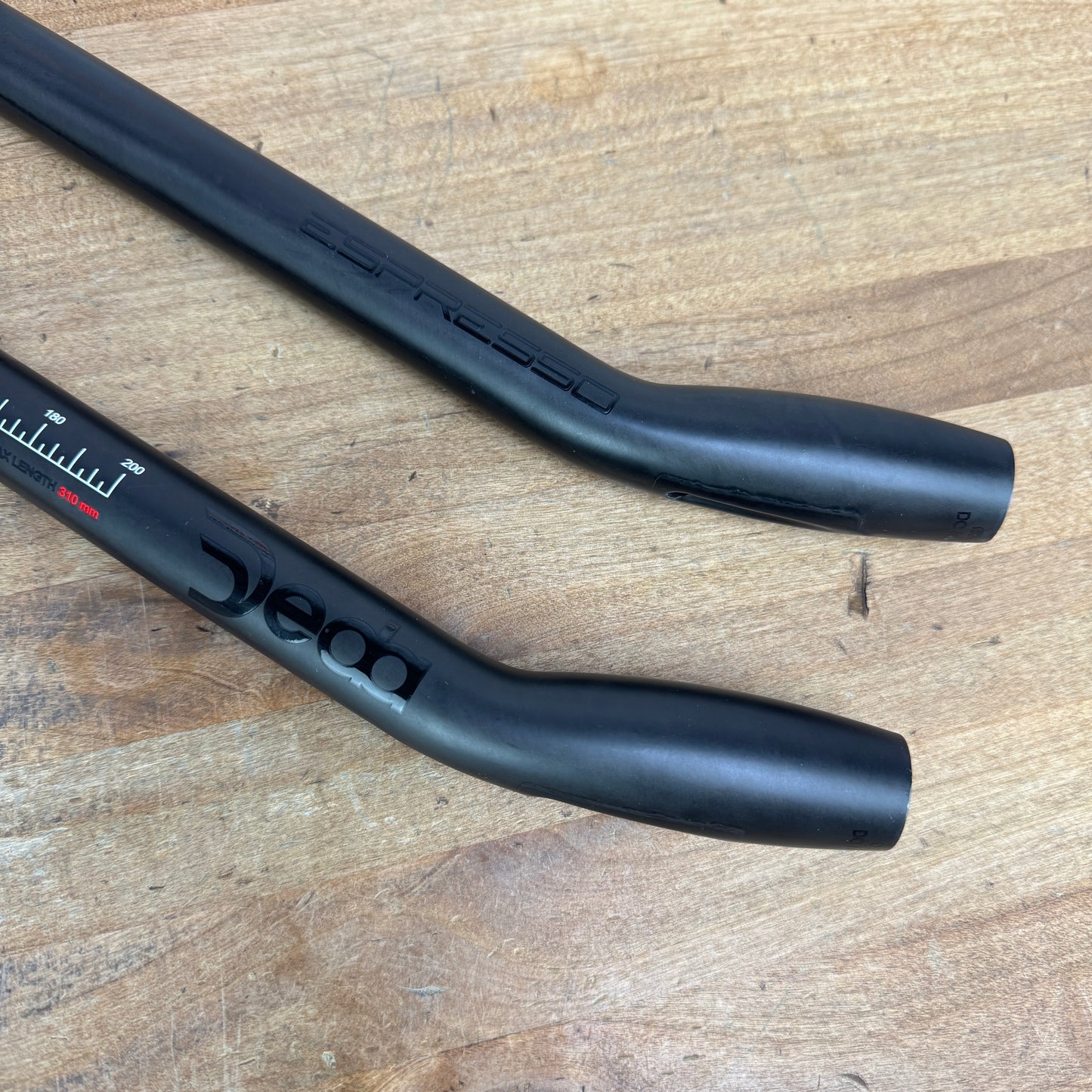 Deda Elementi Espresso Carbon TT/Triathlon 375mm Handlebar Extensions 188g