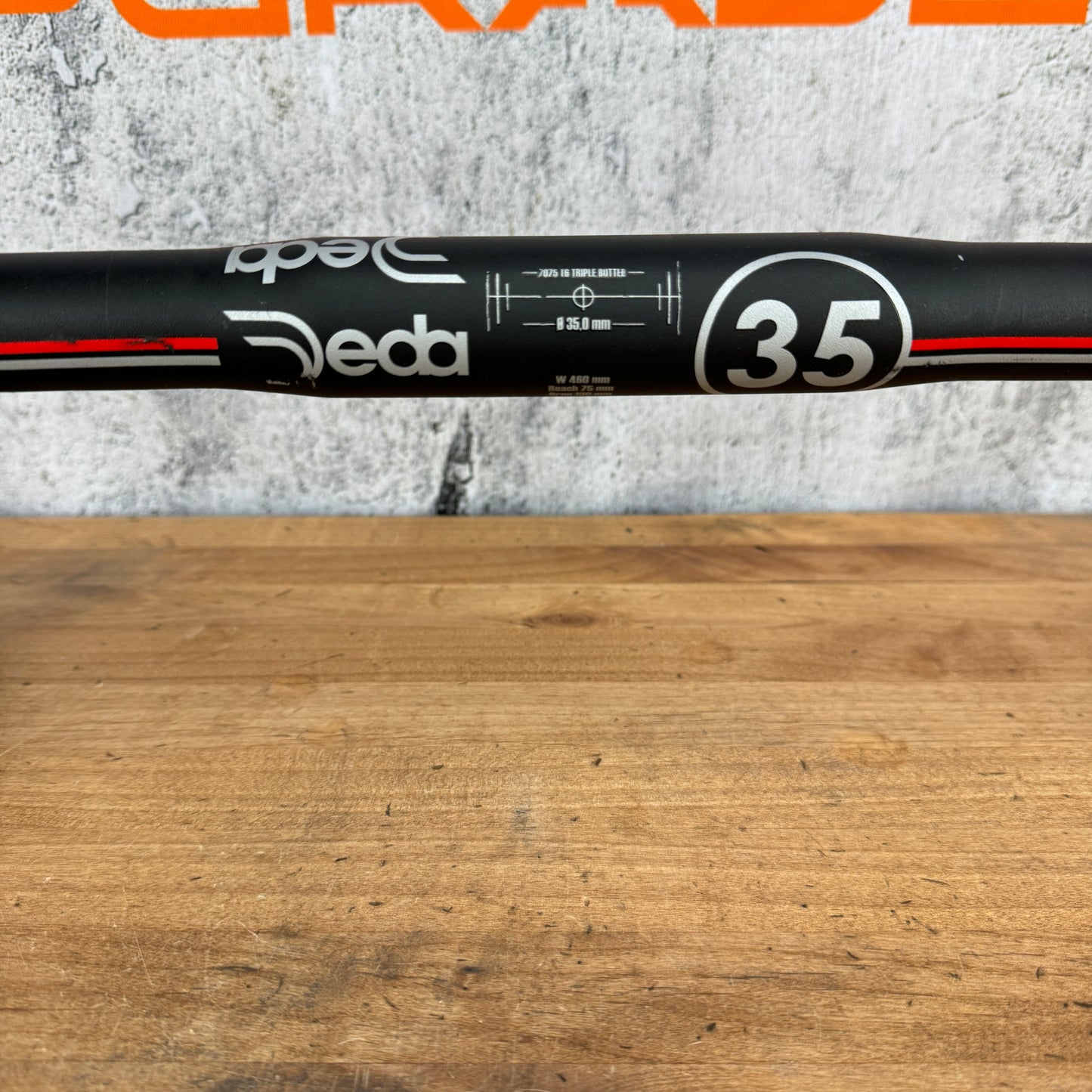 Deda Elementi Trentacinque 46cm O-O (44cm C-C) Alloy Bike Handlebar 35mm 300g