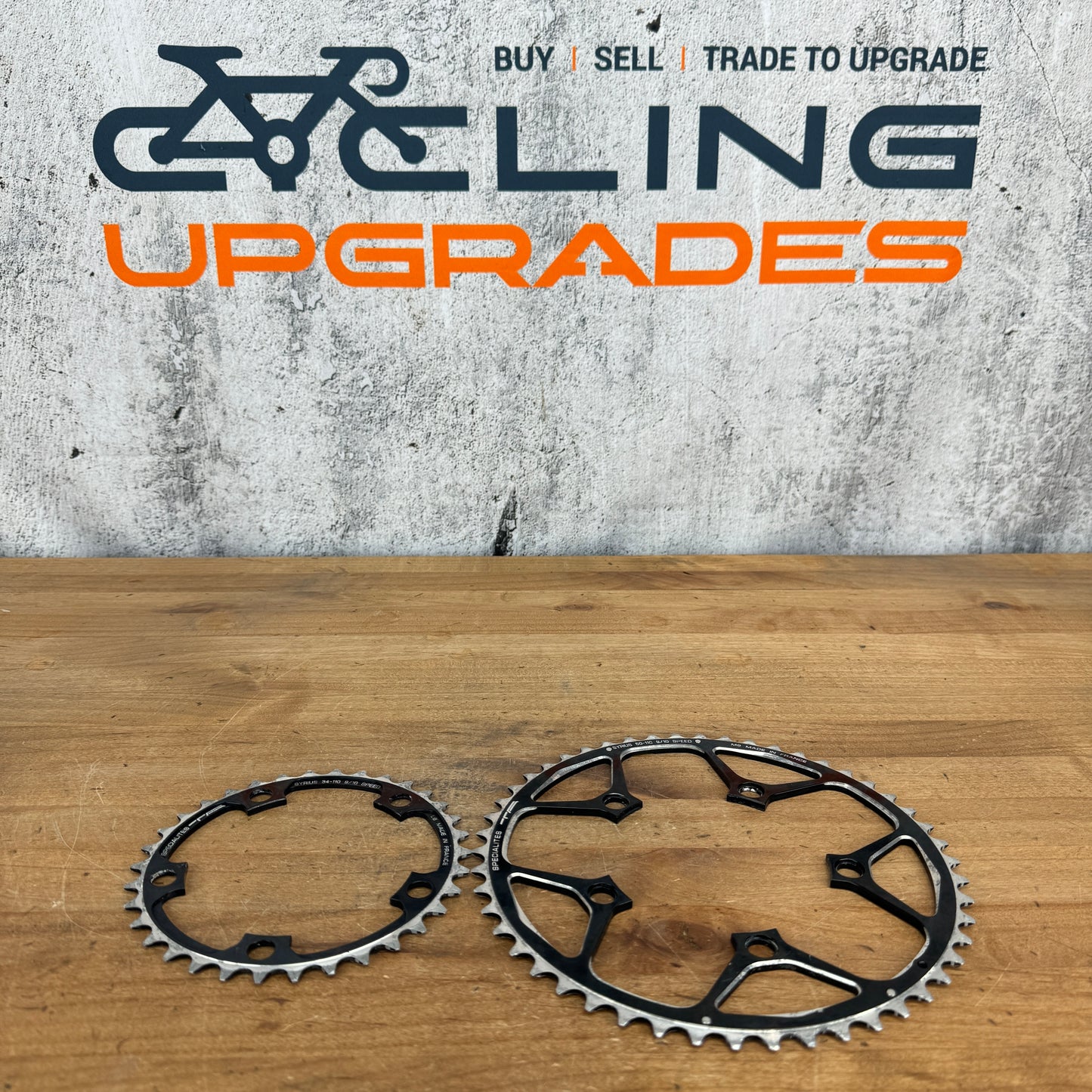 TA Specialities Syrius 50/34t 110BCD 5-Bolt 9/10 Speed Chainring Set 119g