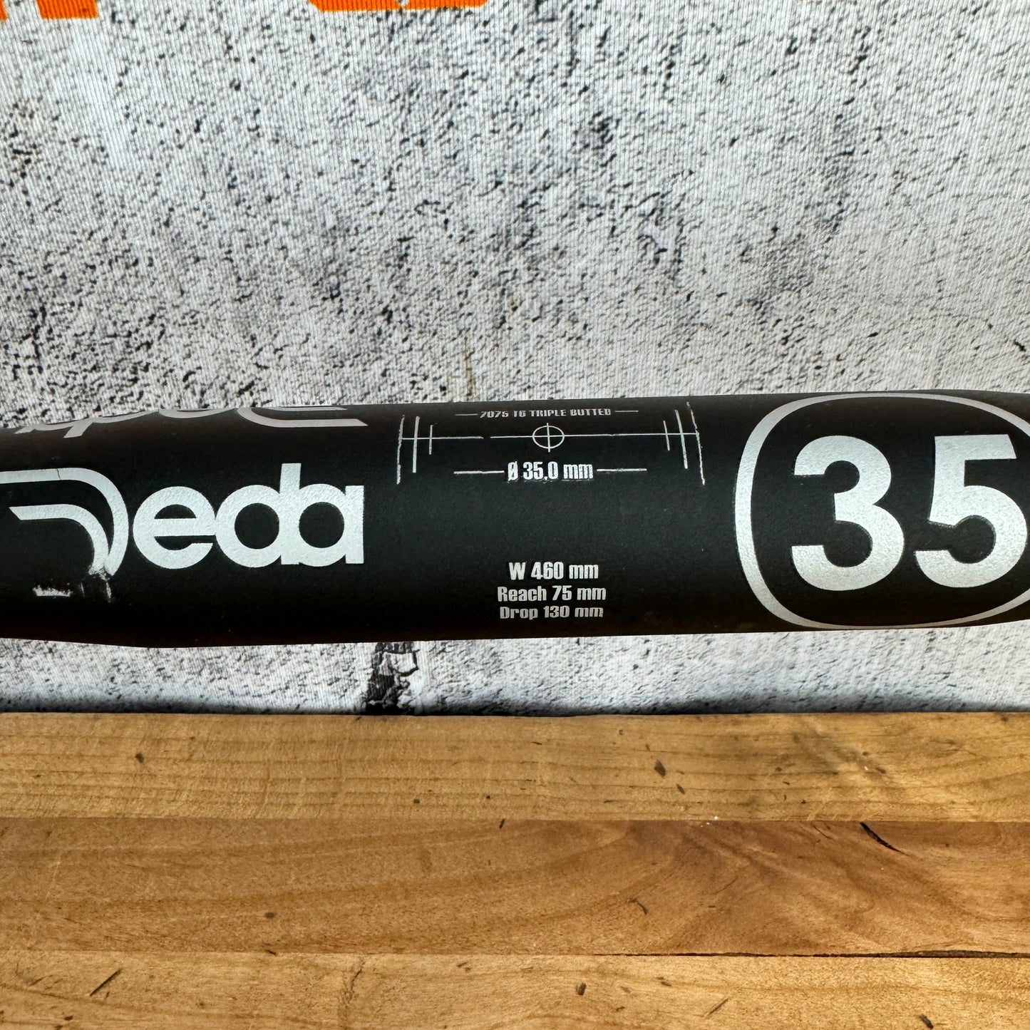 Deda Elementi Trentacinque 46cm O-O (44cm C-C) Alloy Bike Handlebar 35mm 300g