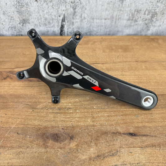 New! SRAM Red 22 5-Bolt 130BCD Carbon Right Side Crankset Crank Arm GXP Spindle