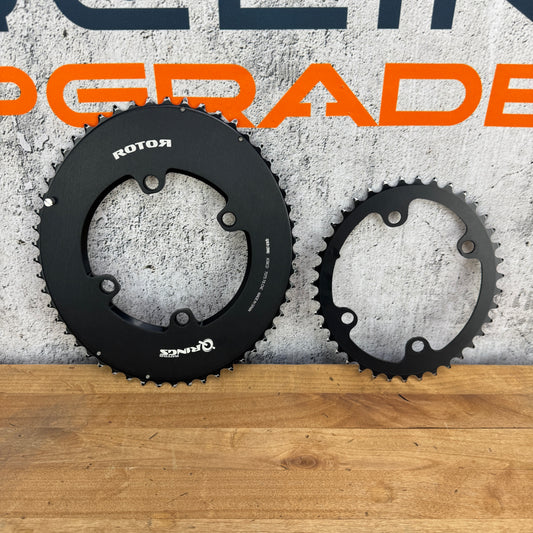 Rotor Q-Rings Oval 53/39t 110mm 4-Bolt Bike Chainring Set 199g