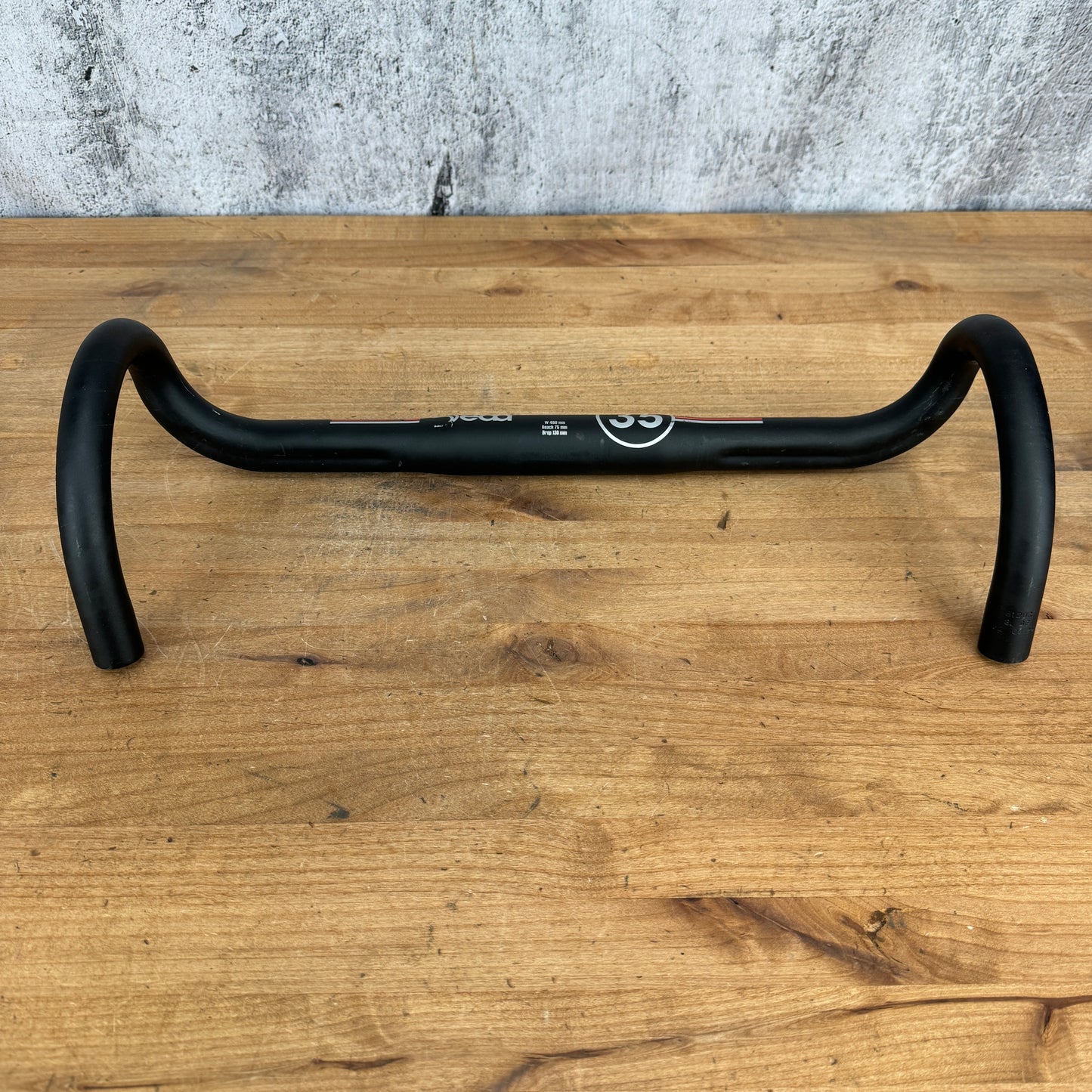 Deda Elementi Trentacinque 46cm O-O (44cm C-C) Alloy Bike Handlebar 35mm 300g