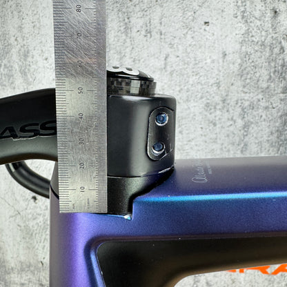 2021 Basso Diamante SV 61cm Carbon Disc Frameset Matt Aurora + Levita Barstem