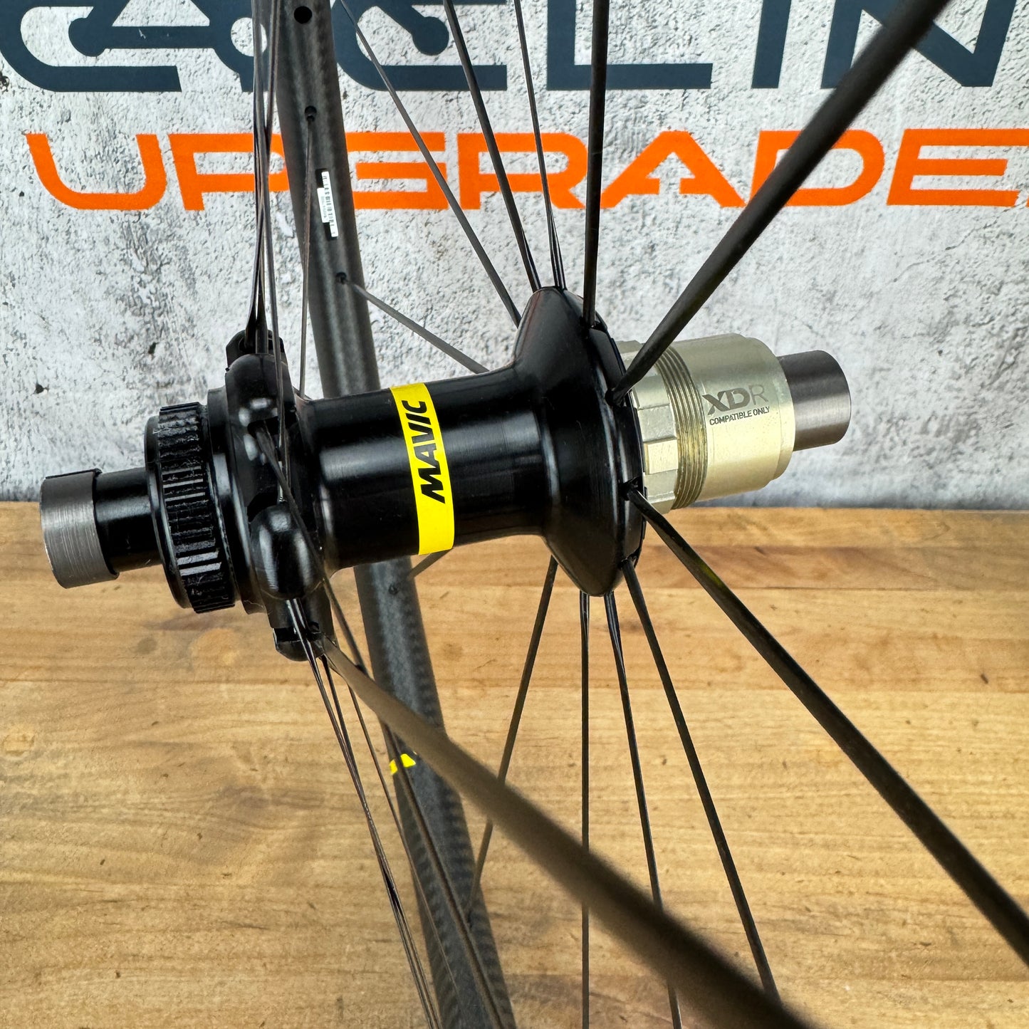 Low Mile! Mavic Cosmic Pro SL UST 45mm Carbon Tubeless Disc Wheelset 700c 1516g