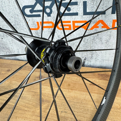 Low Mile! Mavic Cosmic Pro SL UST 45mm Carbon Tubeless Disc Wheelset 700c 1516g