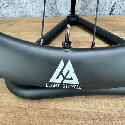 New Takeoff! Light Bicycle Airia 55 Carbon Tubeless Disc Wheelset 700c 1270g