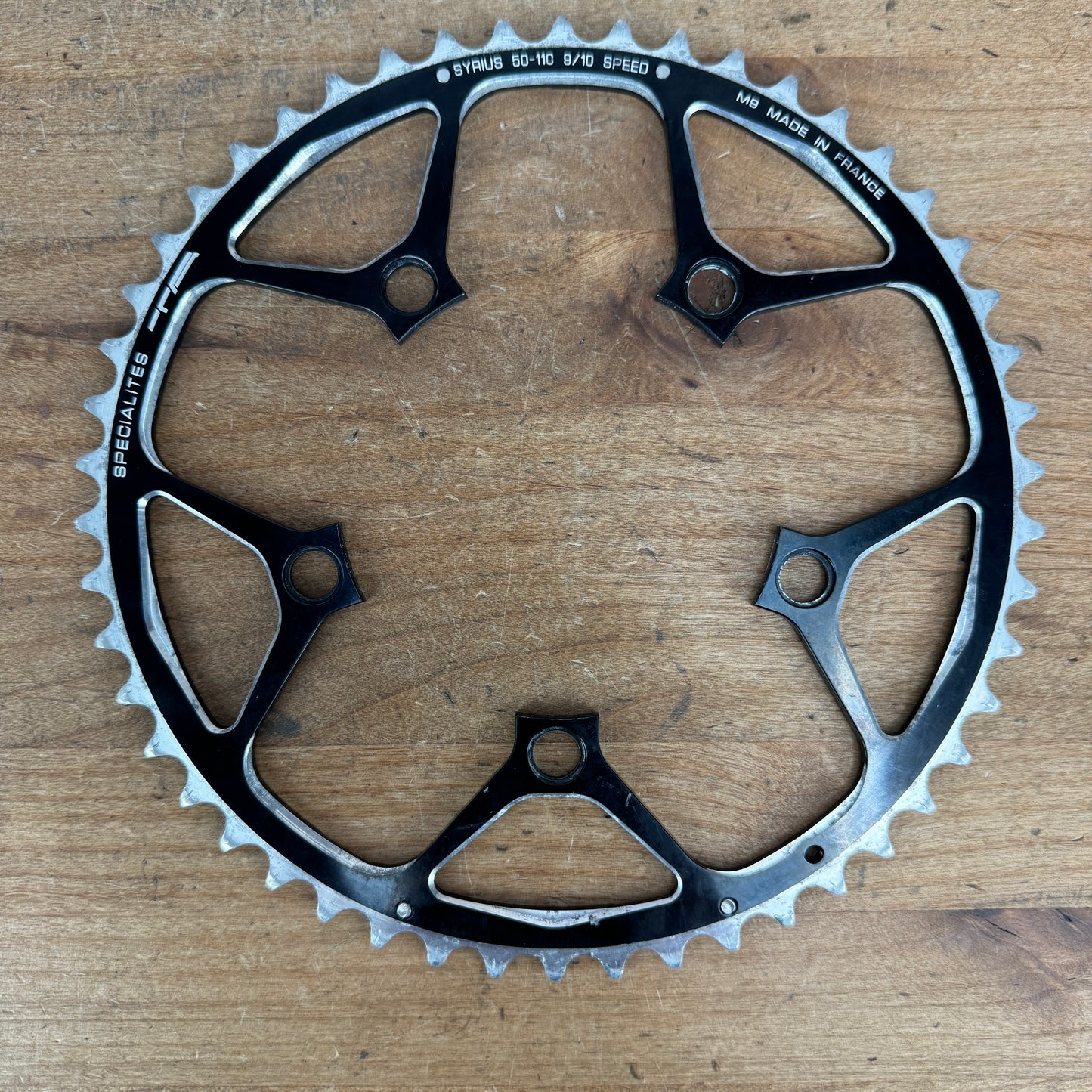 TA Specialities Syrius 50/34t 110BCD 5-Bolt 9/10 Speed Chainring Set 119g