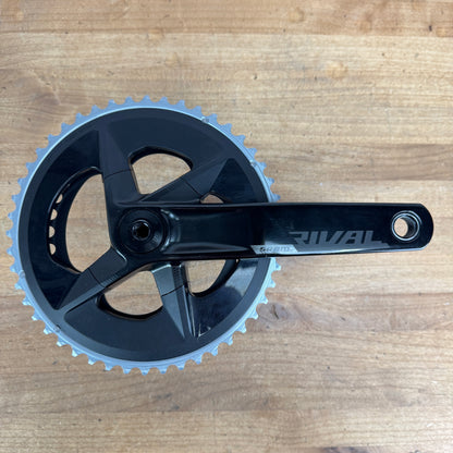 Low Mile! SRAM Rival AXS 172.5mm 48/35t 12-Speed Alloy Crankset with Chainrings