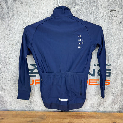 New! Pedal Mafia PMCC Thermal Jacket Men's XS Navy Cycling Jersey