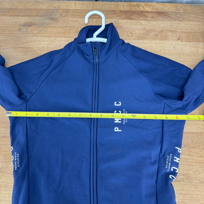 New! Pedal Mafia PMCC Thermal Jacket Men's XS Navy Cycling Jersey