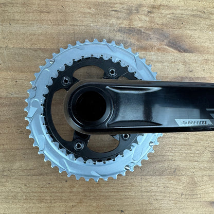 Low Mile! SRAM Rival AXS 172.5mm 48/35t 12-Speed Alloy Crankset with Chainrings